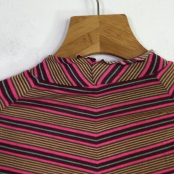 Free People Movement Womens High Jump Print Long Sleeve Oxblood Combo Sz XS NWT - Picture 12 of 16